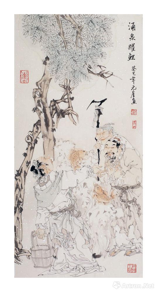作品126_小写意人物_吴元奎作品展_吴元奎在线作品_吴