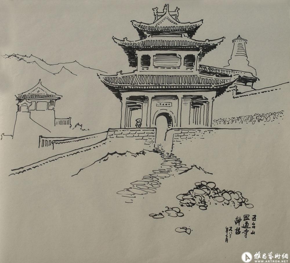 白描风景 061