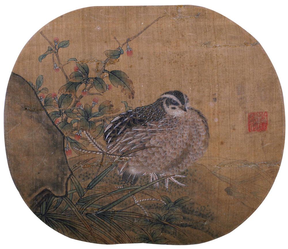 【明 鹌鹑 镜心 绢本】拍卖品_图片_价格_鉴赏_绘画_雅昌艺术品拍卖网