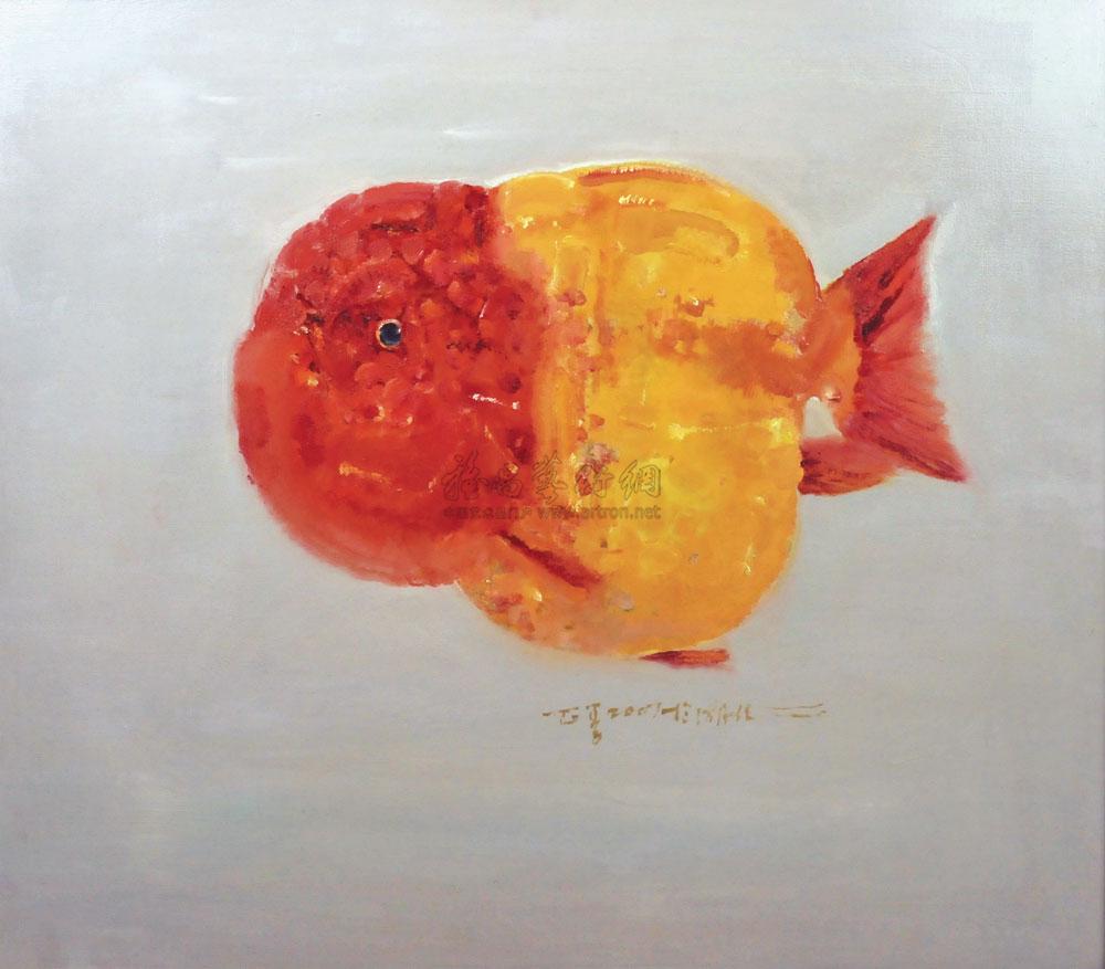 0034 2007年作 金鱼 布面油画