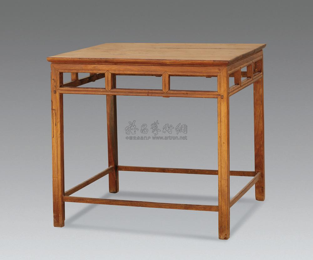 9662 清 黄花梨方桌