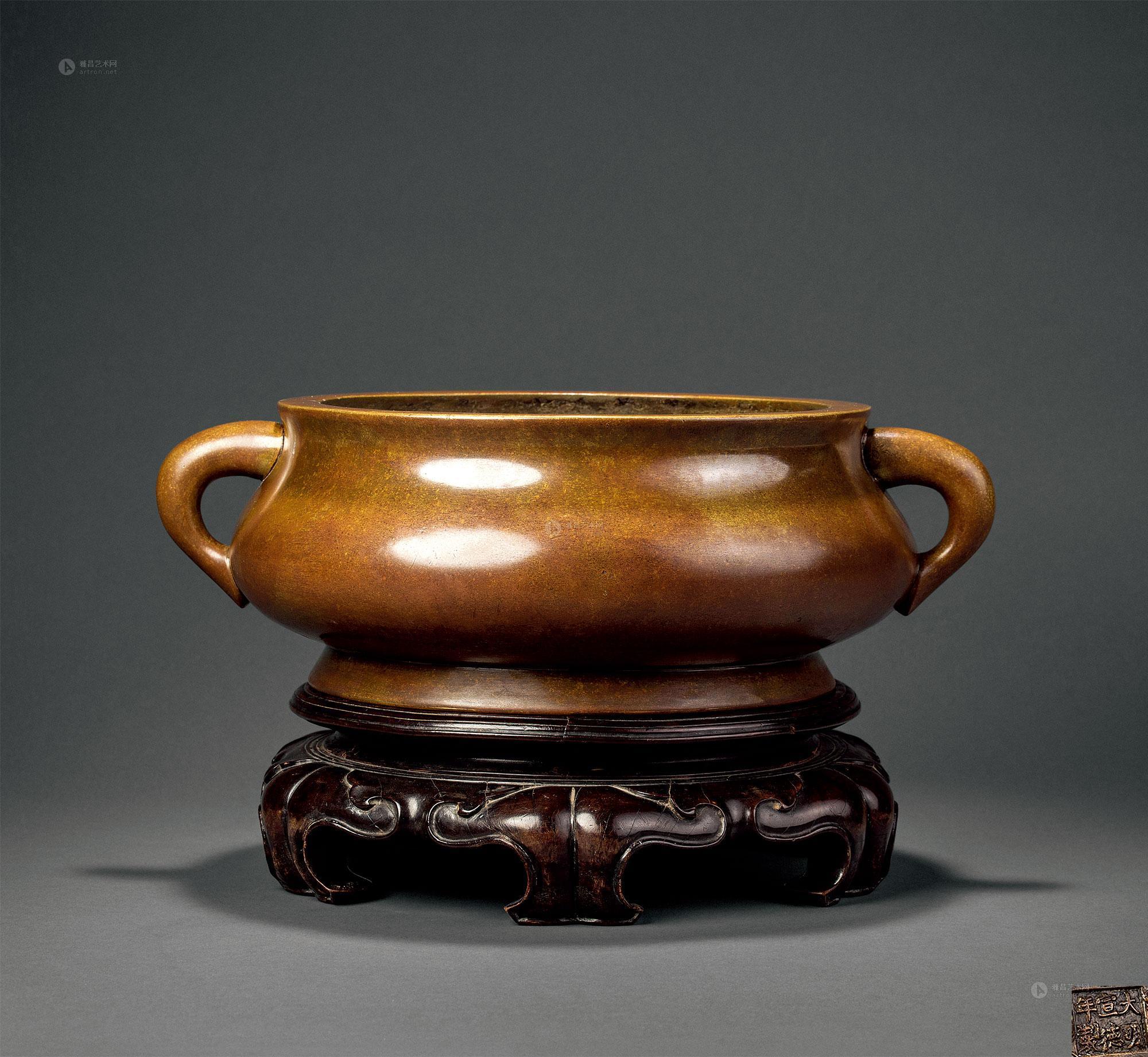 铜香炉-靖远精品文物-图片