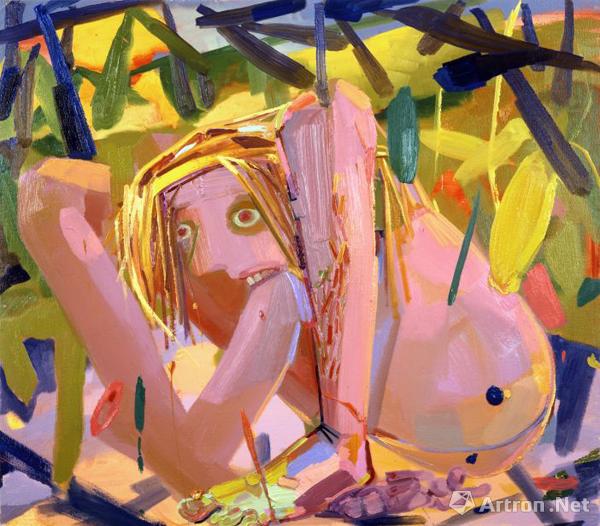 美国当代艺术家dana schutz,self eater,petzel画廊