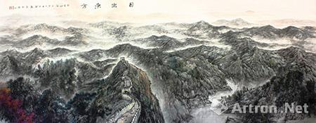 【动态】《帝都龙脉》阎义春山水画作品展在北京山水美术馆举行