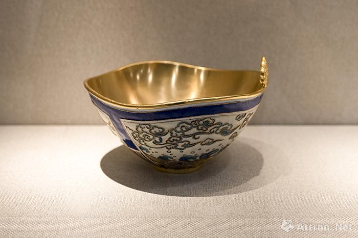 金属工艺 郭新《"云水谣"珐琅器皿》(首届全国工艺美术作品展展品)