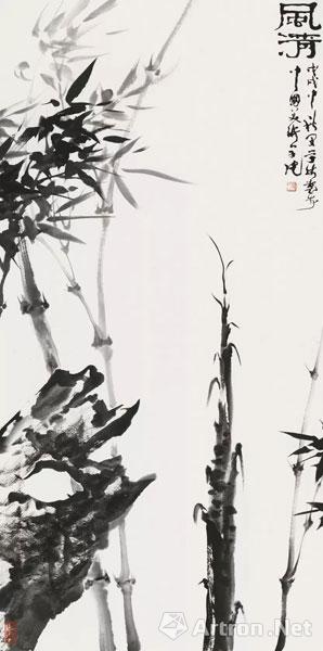 闵学林 《风清》 138x68cm 中国画学术提名作品作品选登国画类赵大安