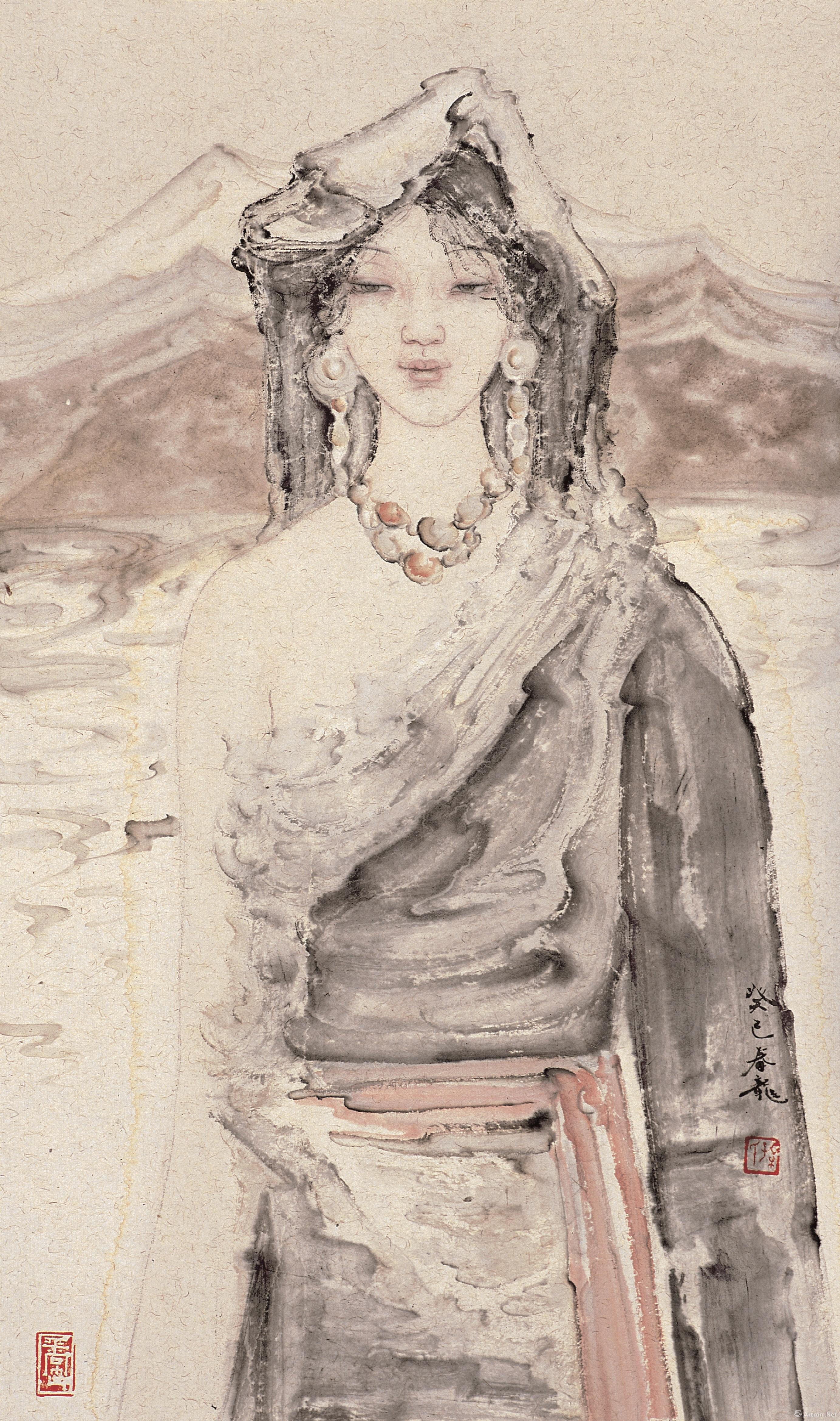 "清水玄墨"孙春龙水墨人物作品展