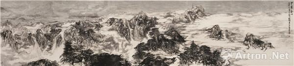 张志民  《中华泰山》844cmx 192cm 2012