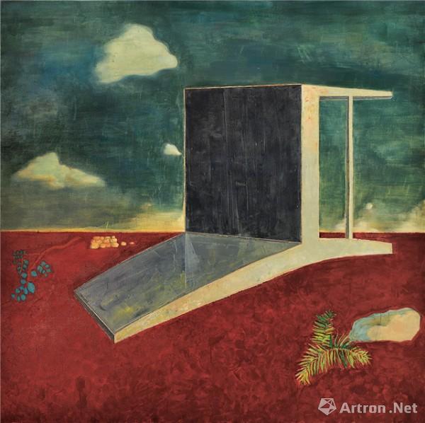 《怀念 毛旭辉 200x200cm 2011年 布面油画