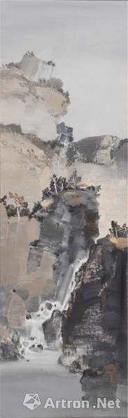 《山泽隐默 徐里 160x50cm 2012年