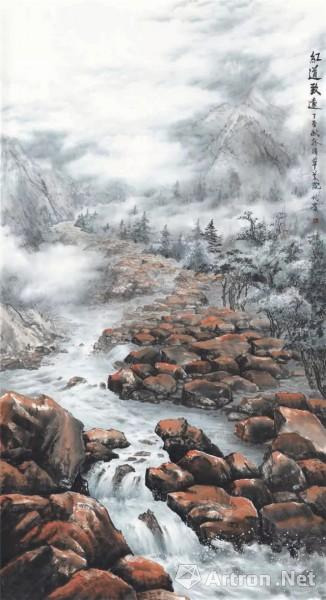 李兵中国水墨雪山山水画专项研修班师生画展