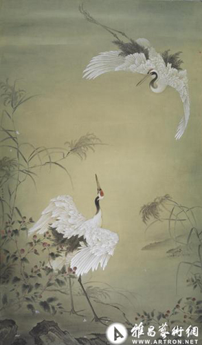 薄春雨 鹤