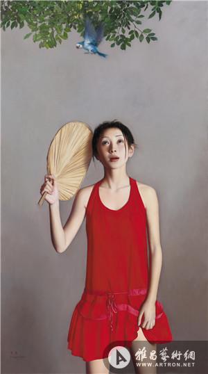 李贵君 《近在眼前》 2013年作 180cm×100cm" title="李贵君