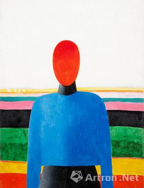 卡济米尔·马列维奇(kazimir malevich)作于1933年的"female