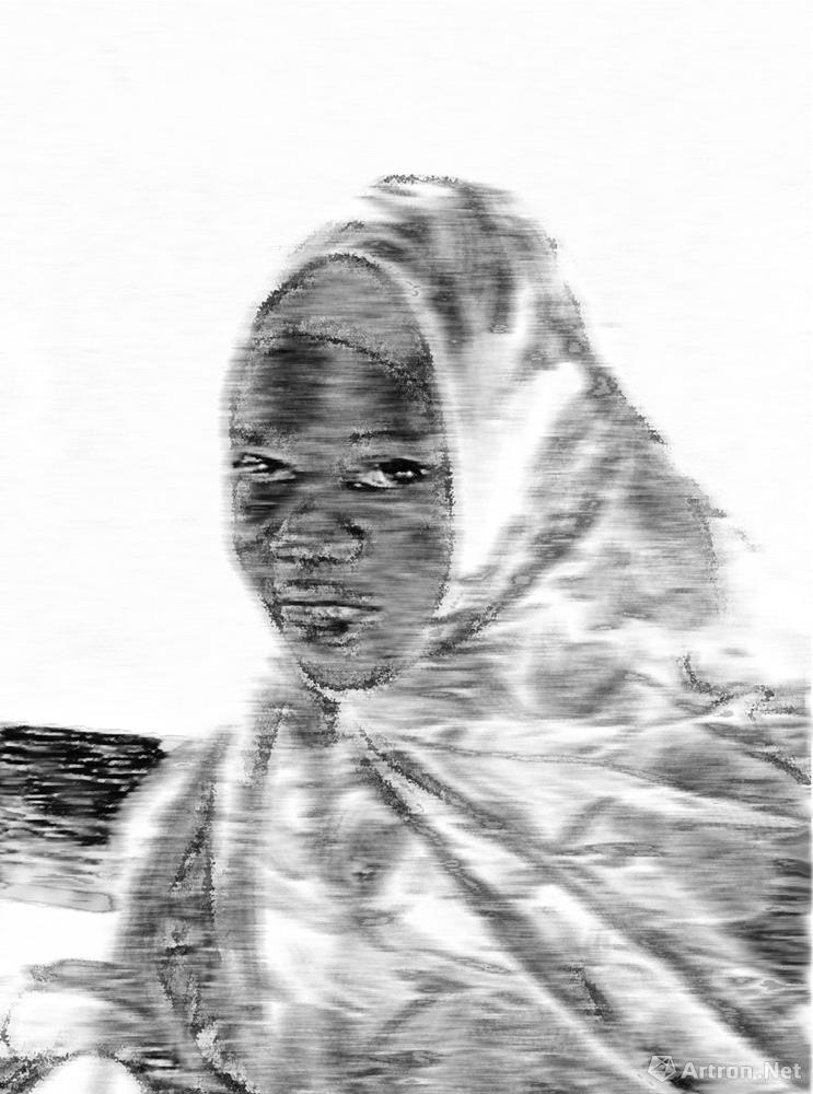非洲速写之九 妇人(坦桑尼亚)