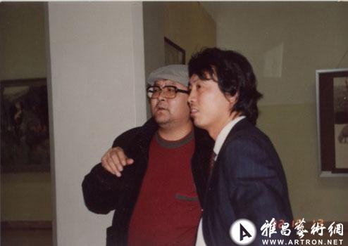 1992年于北京中国美术馆举办个展10
