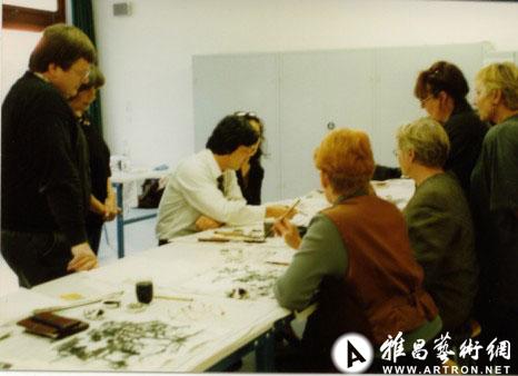 1997年应德国布鲁特恩艺术协会邀请赴慕尼黑举办个展9
