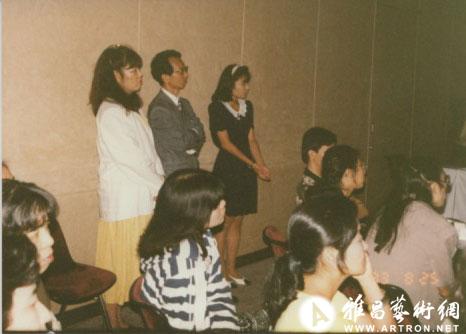 1993年应平山郁夫先生邀请赴日本东京举办个展，同期在朝日新闻会馆演讲“我所体验的黄河文8