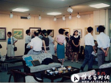 1993年应平山郁夫先生邀请赴日本东京举办个展，同期在朝日新闻会馆演讲“我所体验的黄河文10