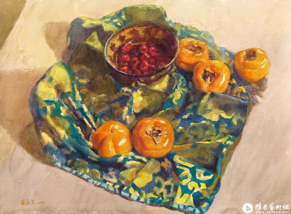 柿子、枣子、新疆围巾