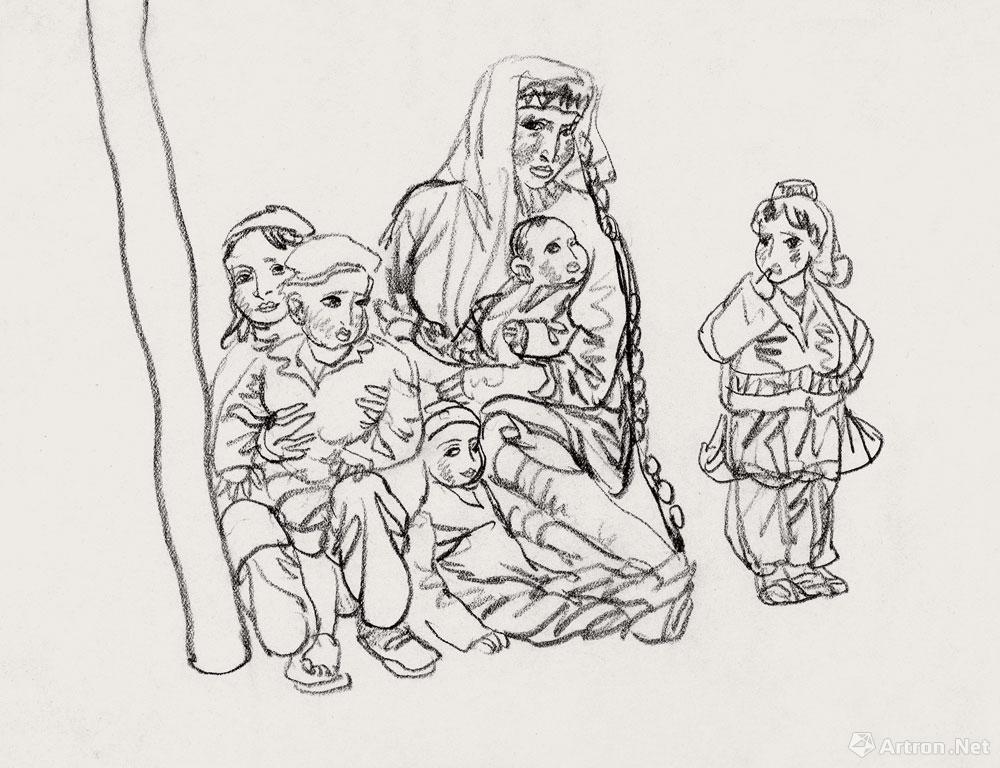 维族母亲与孩子