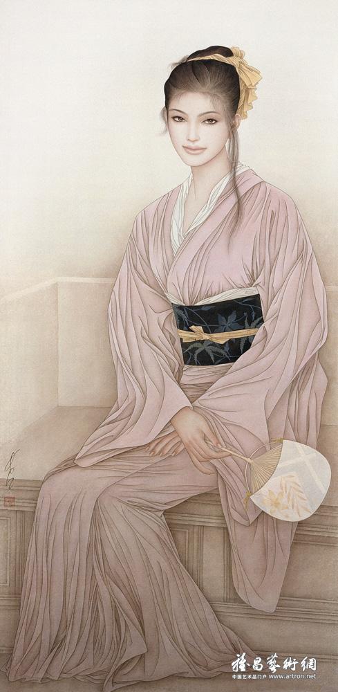 和服仕女<br>Young Lady in Kimono