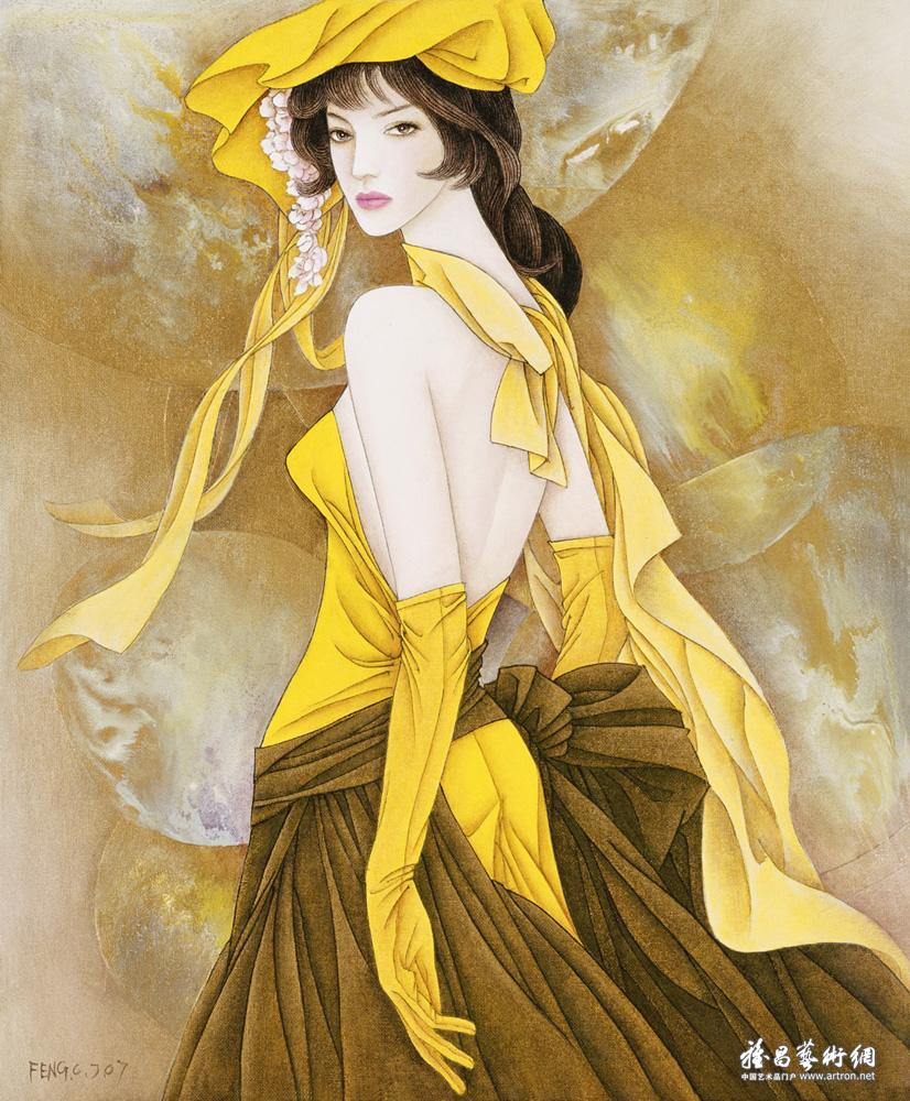 金韵<br>Lady in Golden Dress