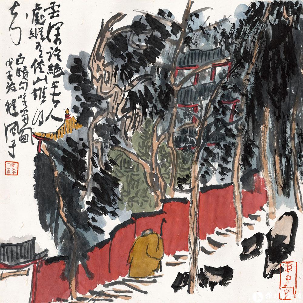 山水系列112_山水系列_程风子作品展_程风子在线作品_程风子纪念网站