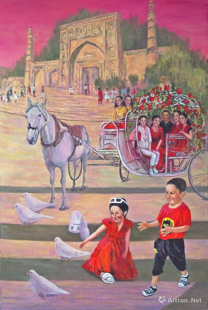古尔邦节的艾提尕尔大广场之三