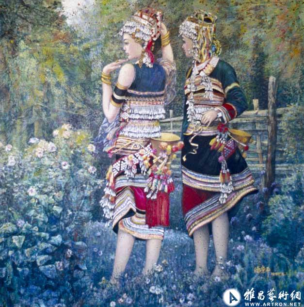 盛装的花腰傣