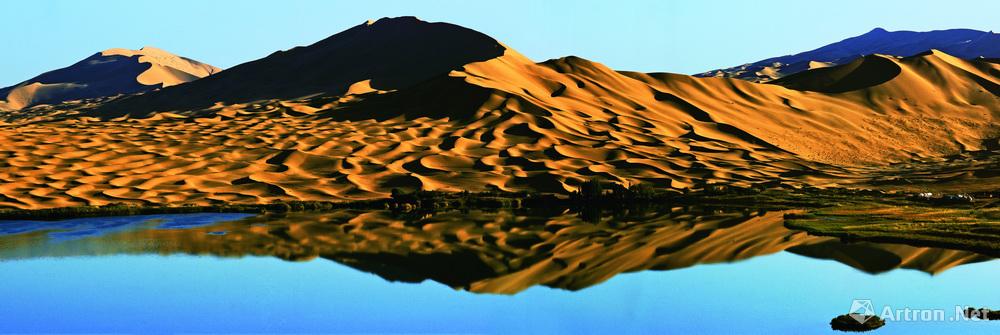 王金作品：内蒙古巴丹吉林沙漠002