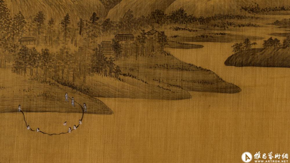 临董源 潇湘图卷(局部三)