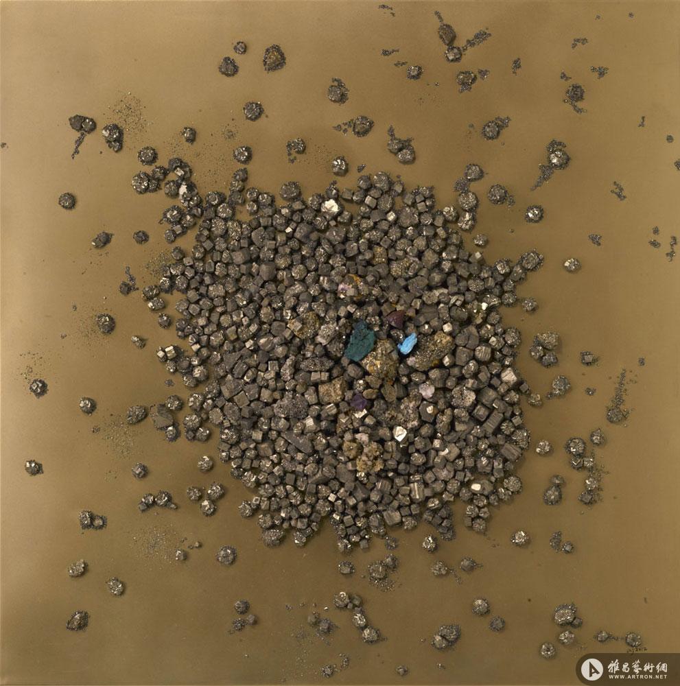 rolling the yellow stone_国家博物馆参展作品_艾敬作品展_艾敬在线