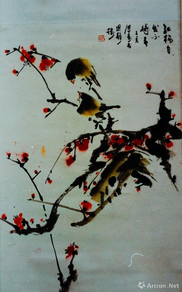 梅花058_1990~2000年绘画作品_陶洪寿作品展_陶洪寿在线作品_陶洪寿