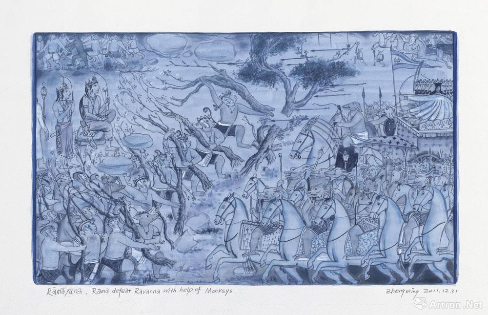 Ramayana,Rama defeat Ravanna with help of monkeys
