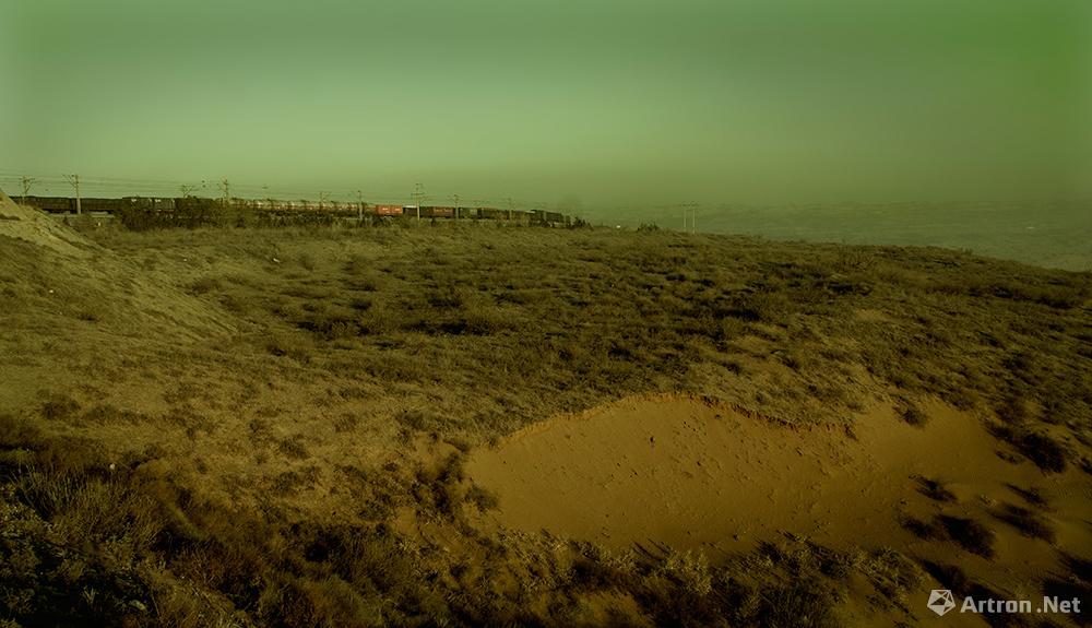 左伟作品：2013宁夏中卫沙坡头沙漠化