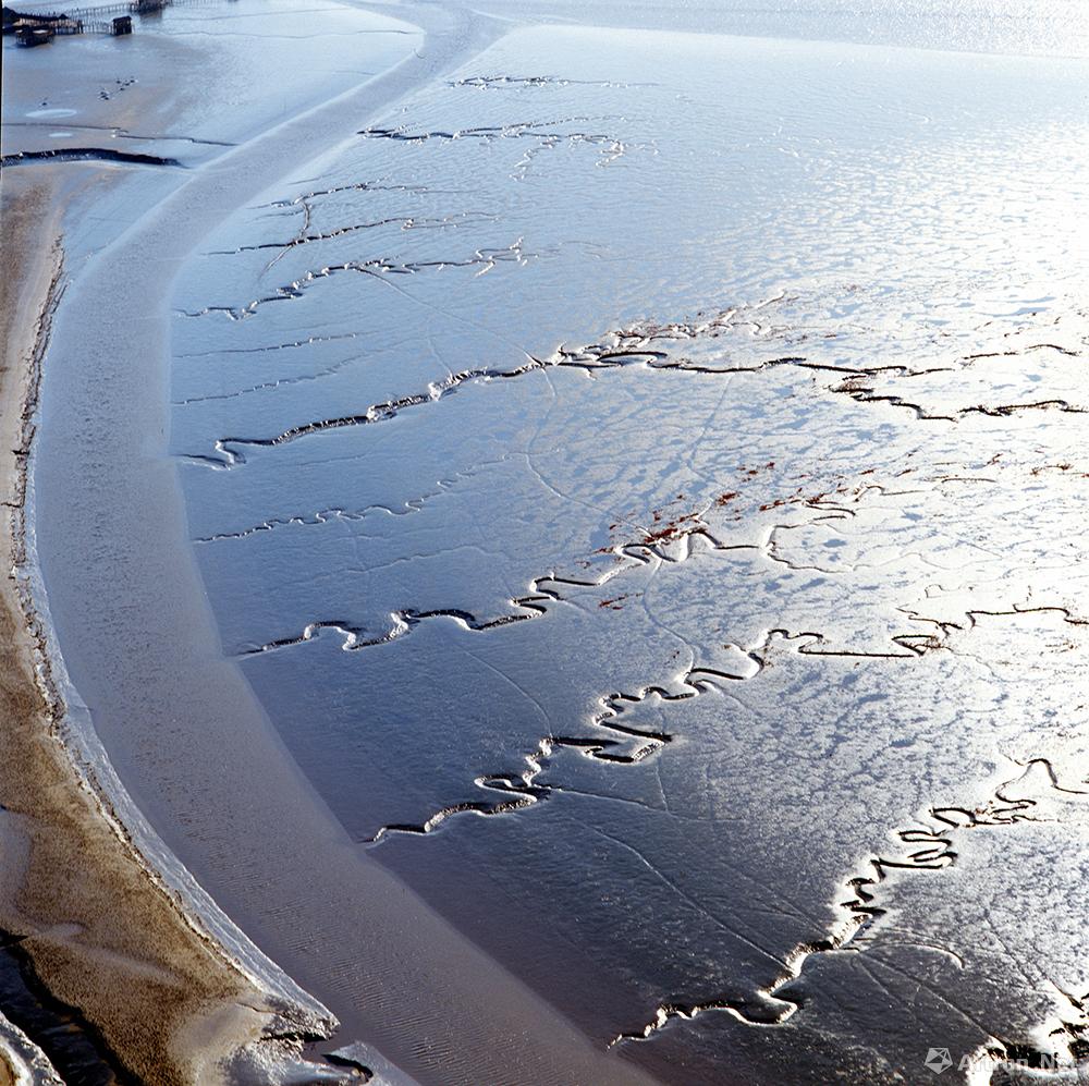 线云强作品：2003年10月盘锦红海滩