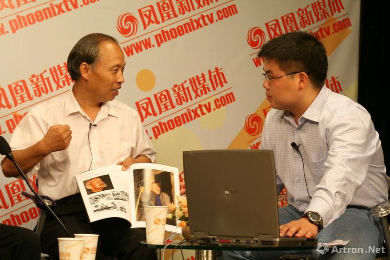 在香港凤凰网做”为历史作证“影展访谈
