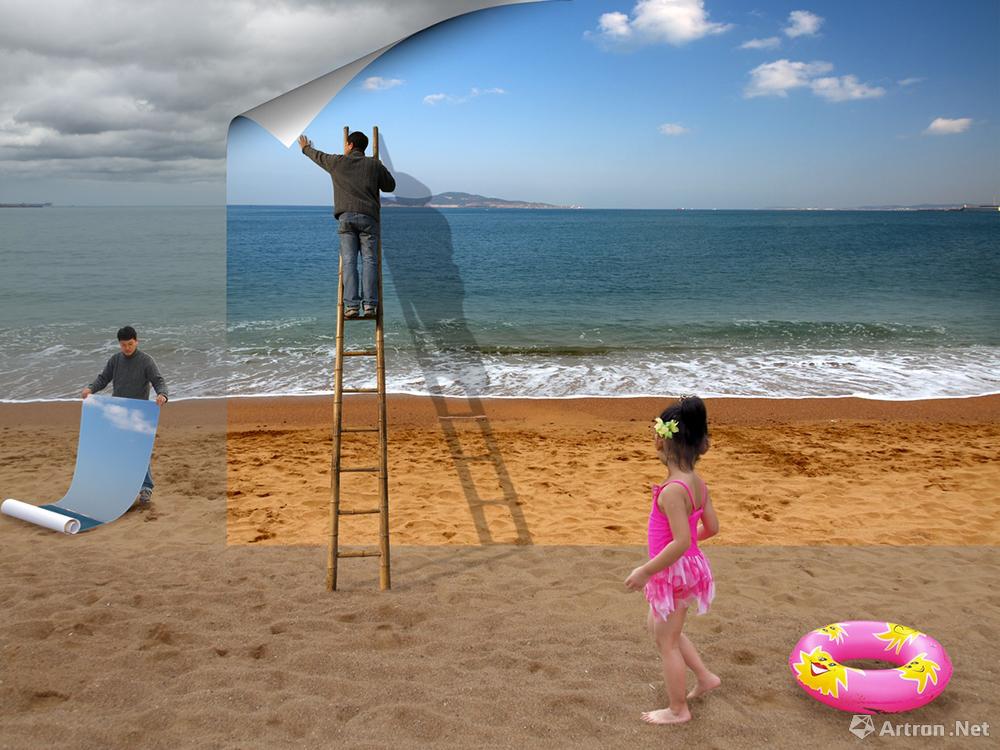 杨洋作品：造相系列之等待夏天的海滩
