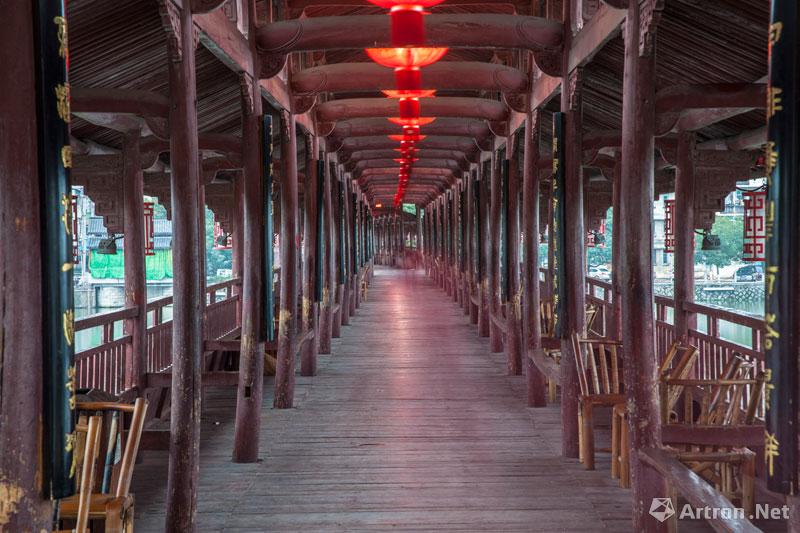 吴卫平作品：046 西津桥，浙江省永康市西南部，永康江古渡口处。始建于清康熙五十七年（公元1718年）。