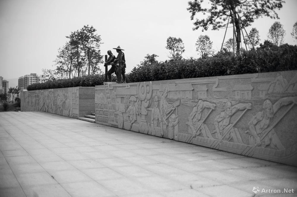 河源客家文化公园：客家六次迁徙雕塑群 Heyuan Hakka Cultural Park: the six Hakka migrations group sculptures（5）