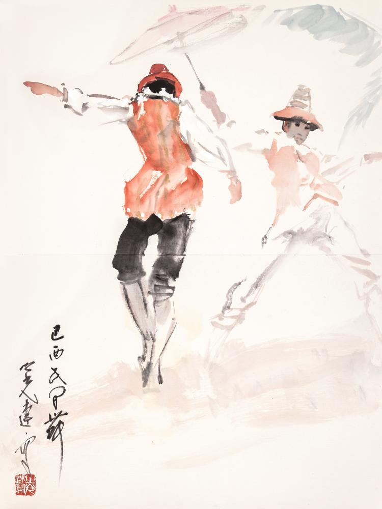杨之光・画舞册页二