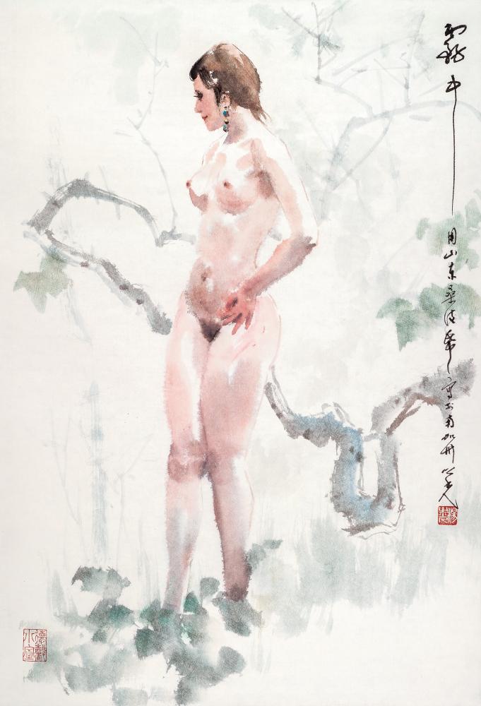 雾中(桑皮纸)