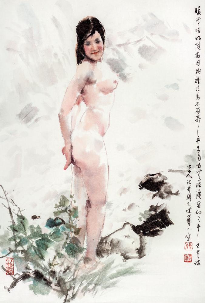 女人体(桑皮纸)
