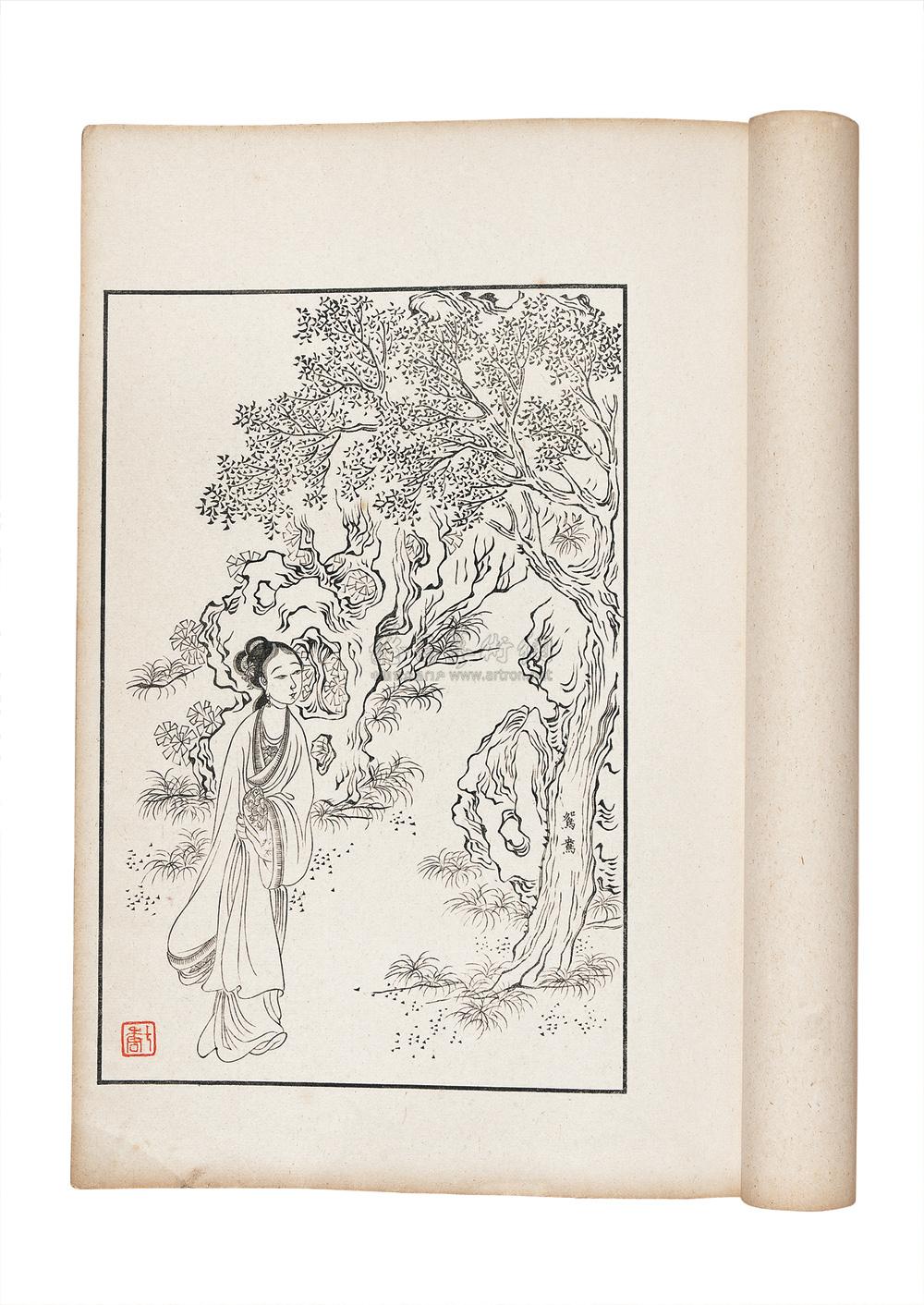 0265 红楼梦图咏 (清)改琦绘