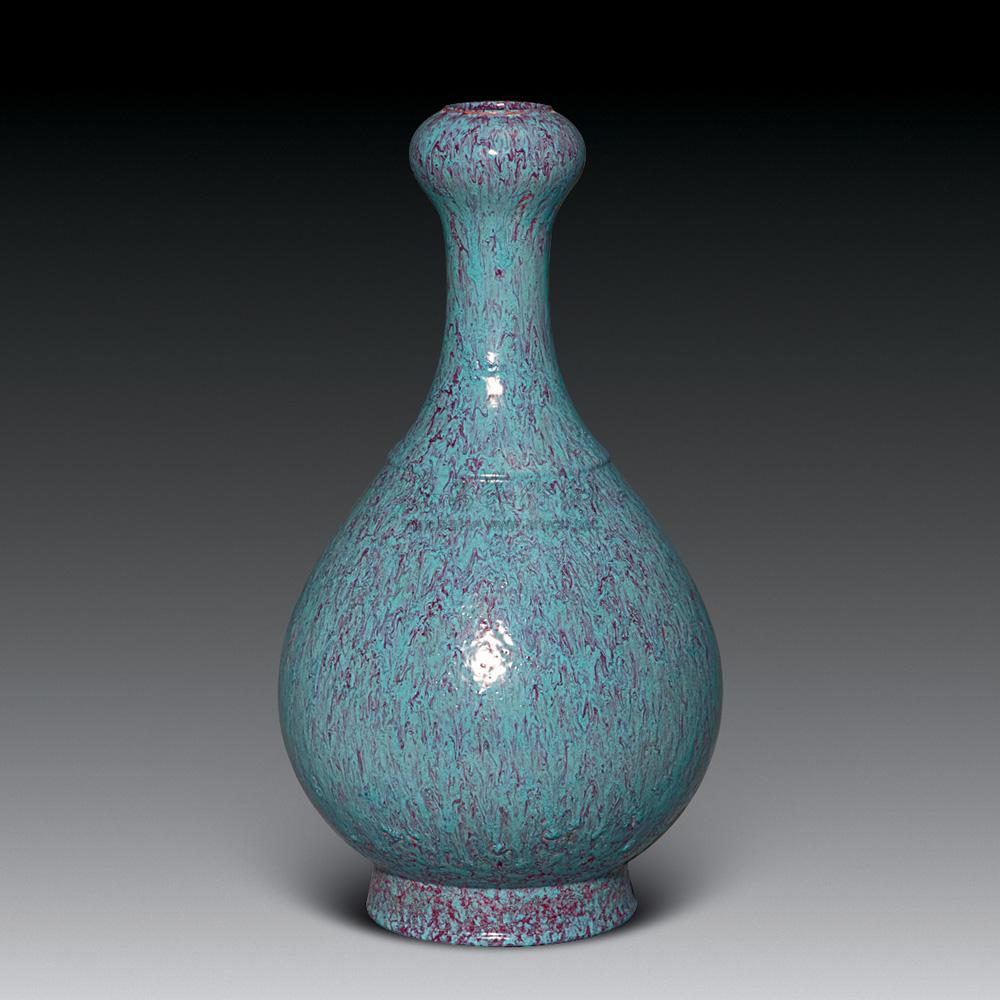 【民国 炉钧釉蒜头瓶】拍卖品_图片_价格_鉴赏_民国瓷器_雅昌艺术品