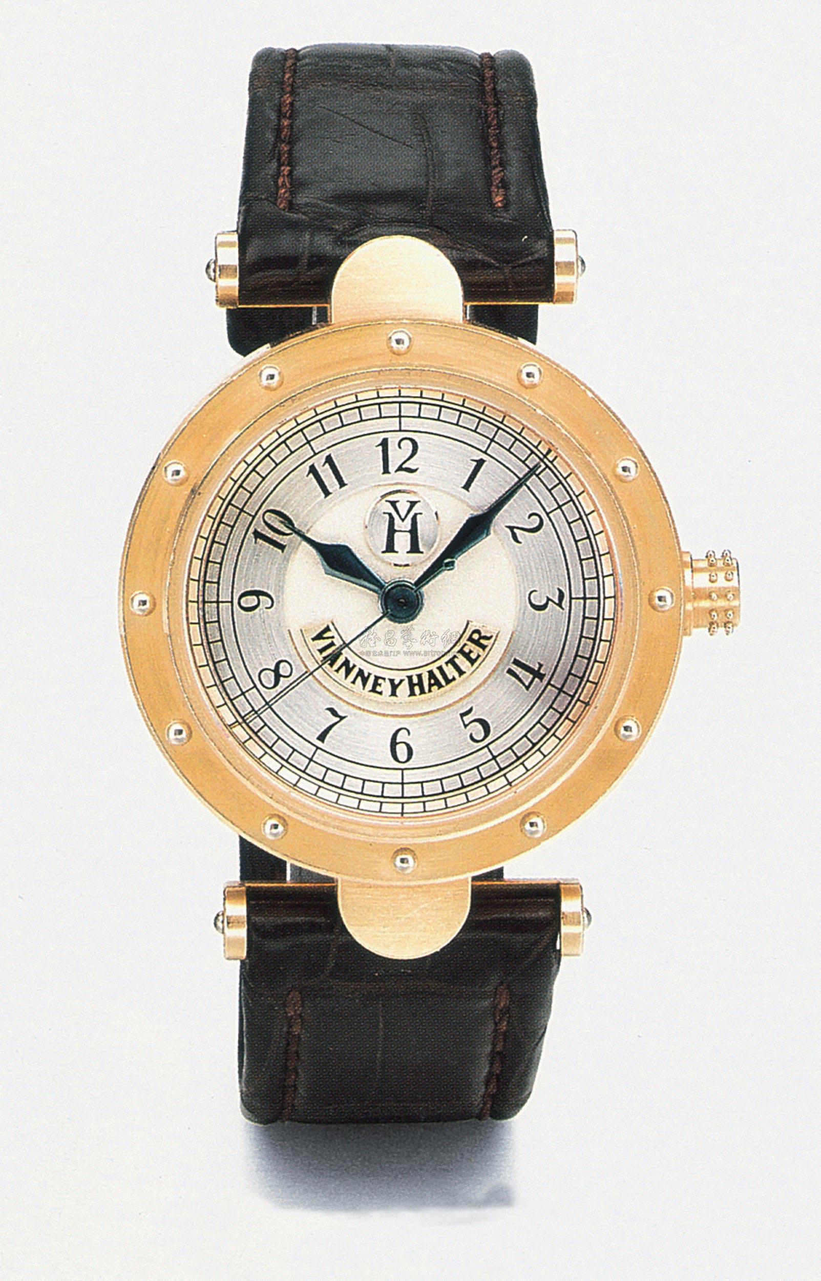 1924 年份 2005 vianney「halter classic」18k粉红金自动上链大三针