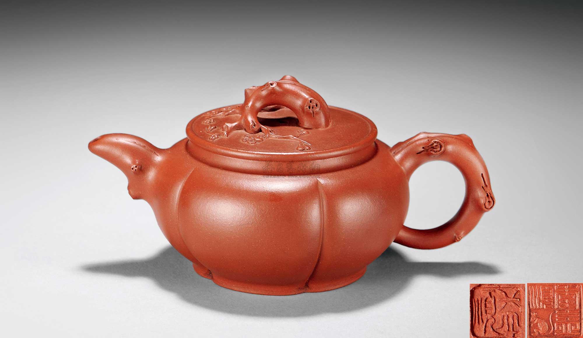 【季益顺柿扁三友壶】拍卖品_图片_价格_鉴赏_紫砂_雅昌艺术品拍卖网