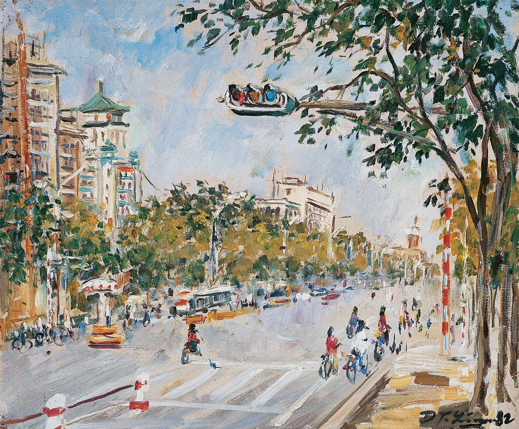 2295 1982年作 北京民族文化宫 布面油画
