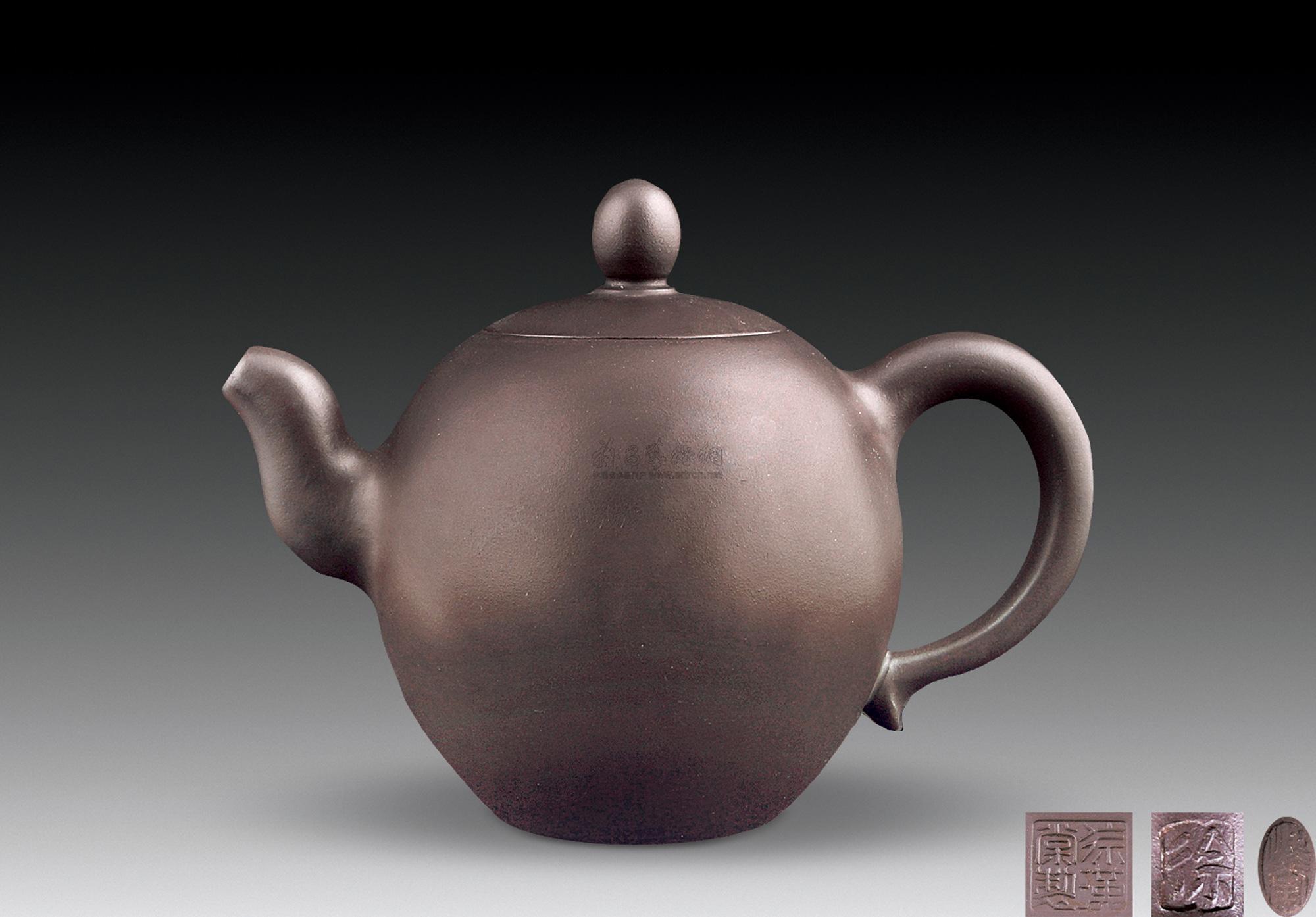 0091 徐汉棠款圆珠壶